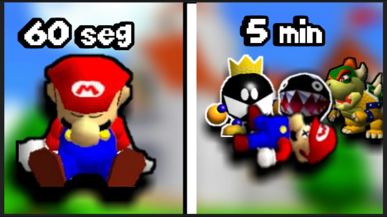 MARIO 64 pero hay SPAWNS RANDOM cada 60 segundos