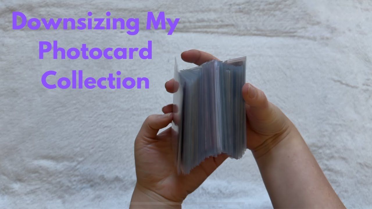 Downsizing My Photocard Collection