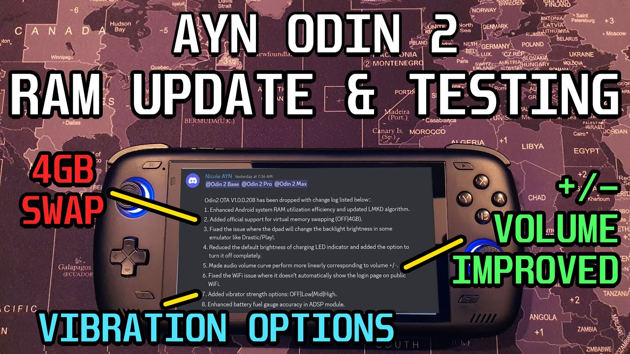Odin 2 - OTA Update With RAM Fix & More