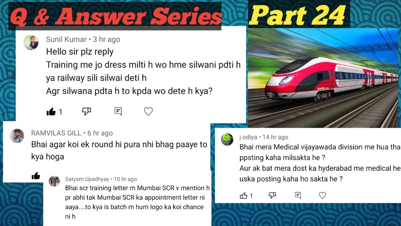 Q&A series|rrb Ntpc Level 5 DV|SCR Sm Training Start|Dv,Joining,Medical All Doubt Clear,Zrti Details