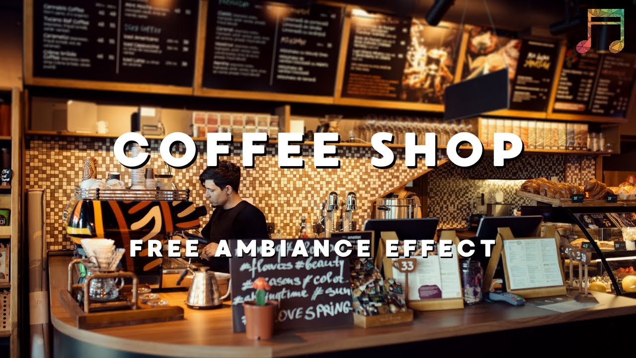 Coffee Shop Ambiance, No Copyright, Music & Sound Effects Pro, Royalty Free, Vlog Creation