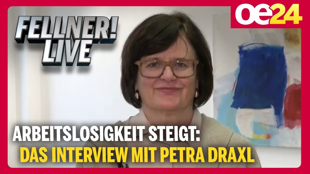 Arbeitslosigkeit steigt: Das Interview mit Petra Draxl | FELLNER! LIVE