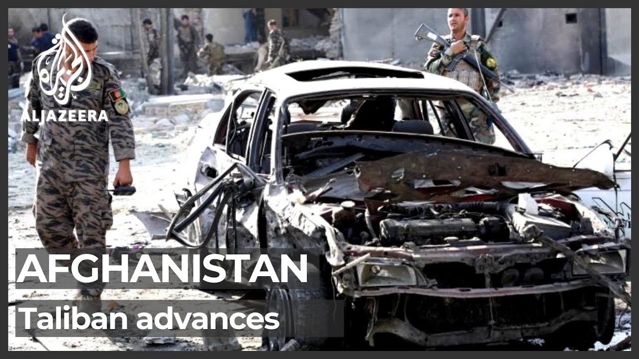 Afghan families flee homes in south amid Taliban advance