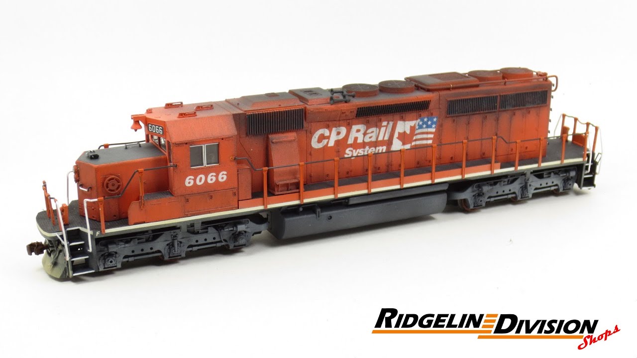 HO Scale Build Log: Super-detailing a Kato SD40-2 - CP 6066, Part 2/2