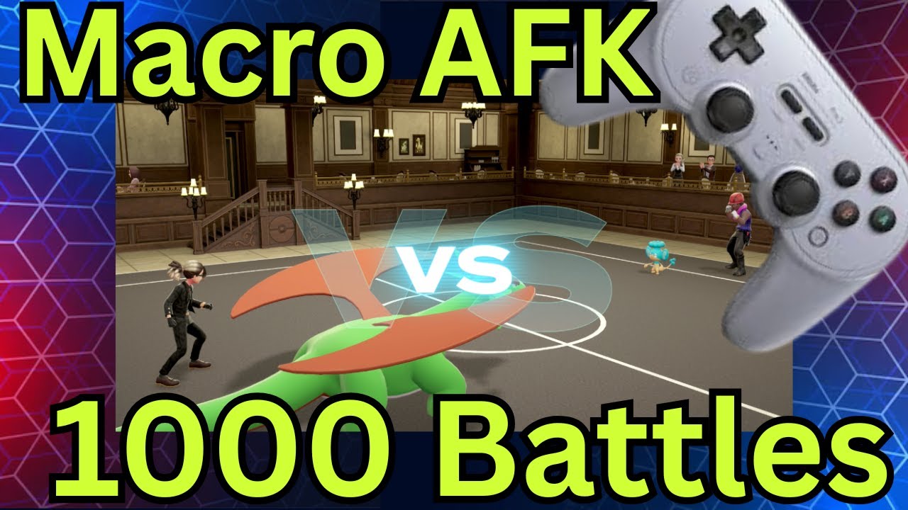 1000 Battles with 8Bitdo Pro 2 Controller Macro Setup AFK