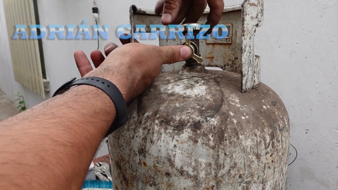 Como cargar una garrafa de 3kg de camping
