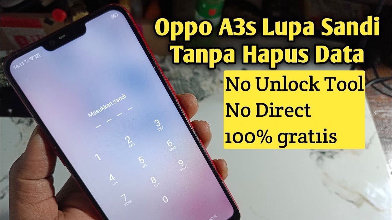Oppo A3s Lupa Sandi Tanpa Hapus Data