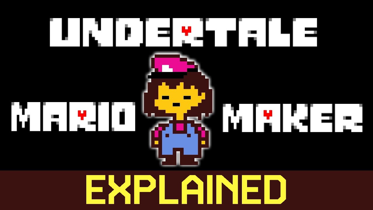Undertale recreated as a Mario Maker Level ▶ Explained