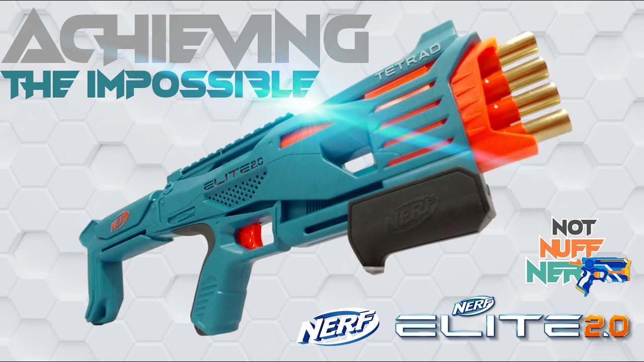 Nerf™ Elite 2.0™ Tetrad PRO | Brass Barrel + Spring Upgrade | Mod