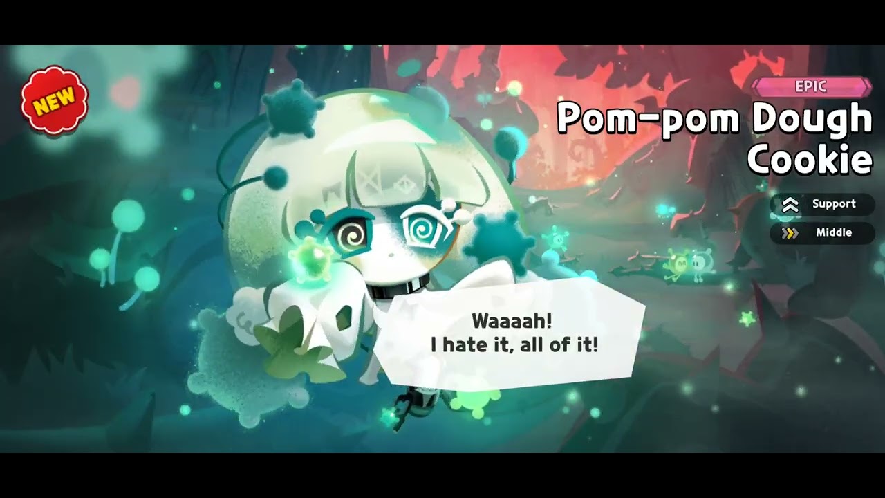 Gacha: Pom-pom Dough Cookie (Epic) - Cookie Run: Kingdom