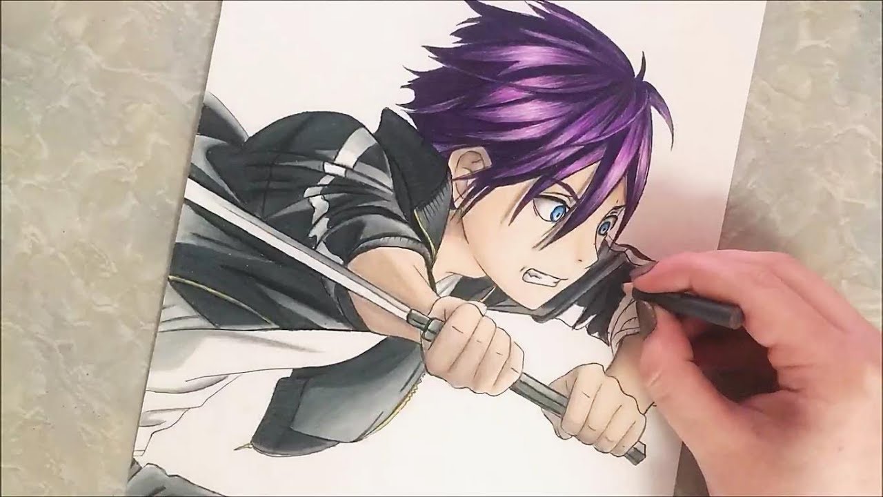 Yato Speed Drawing (Noragami)
