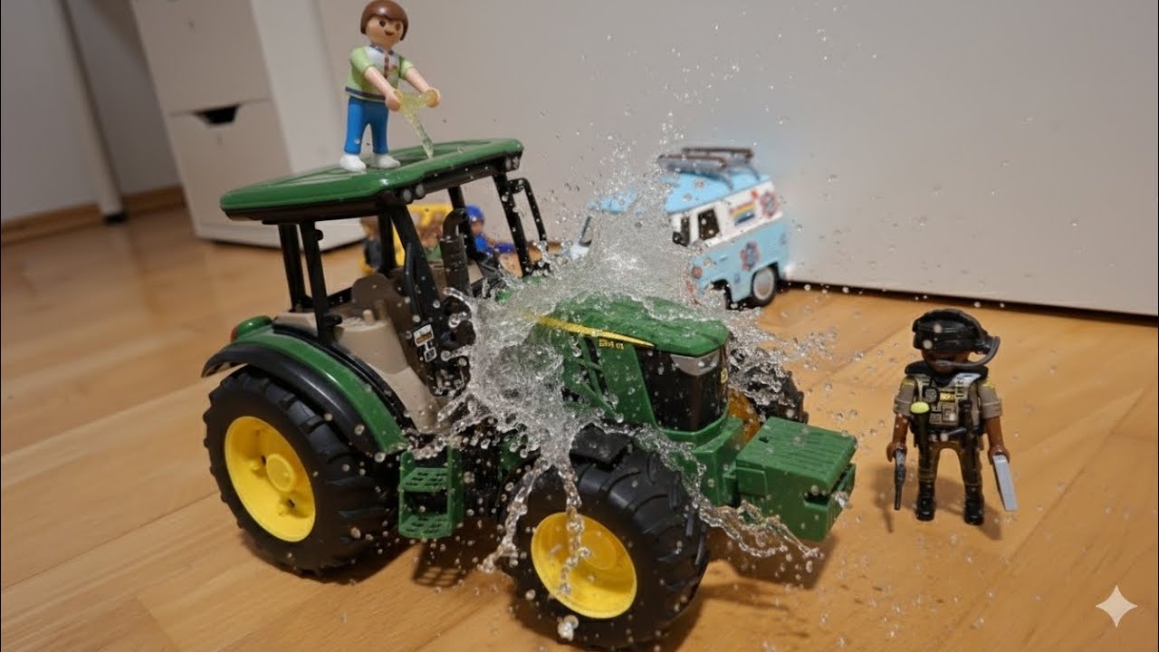 POLIZEI VS. KIND: Wasserbombe auf Traktor – Ist Kurti ein Rebell?