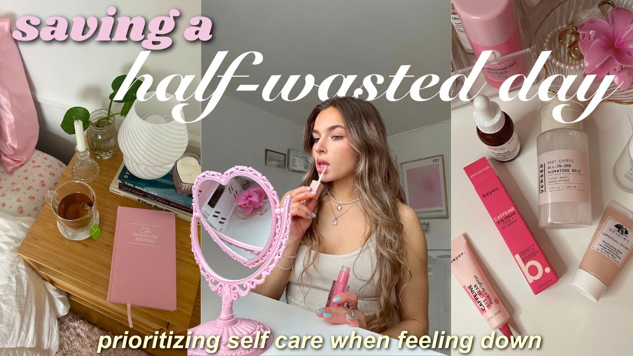 saving a half wasted day 🍵💫 self care, recharging, & productivitiy