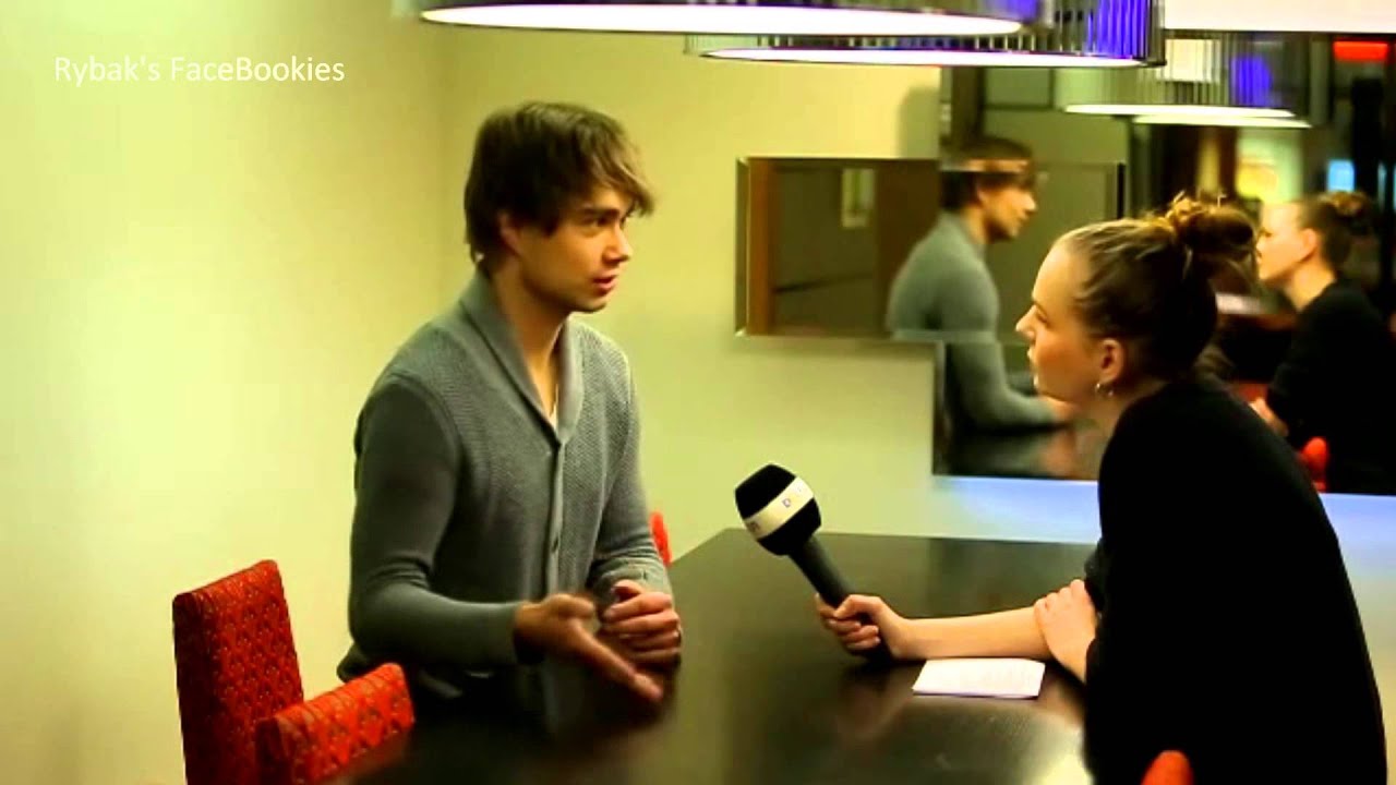 Alexander Rybak talks about relationships. Delfi TV, 18.01.2013.