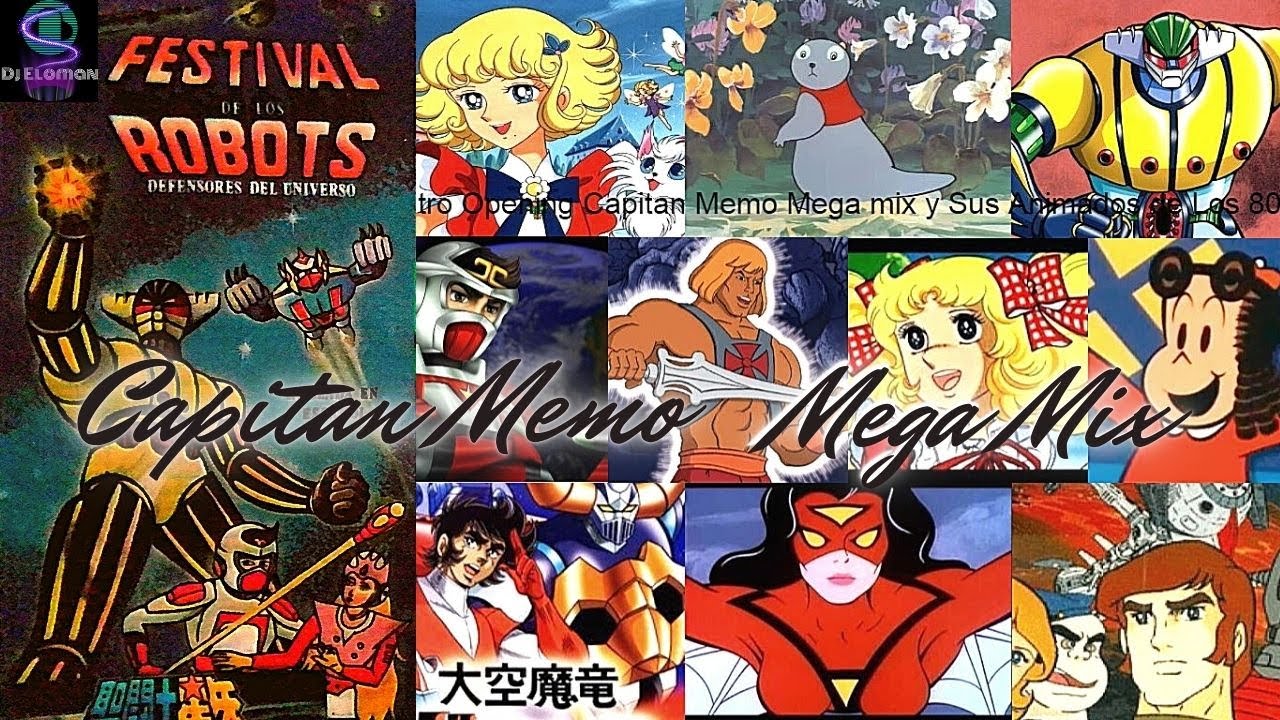 Intro Opening Capitan Memo Mega mix y Sus Animados de Los 80's