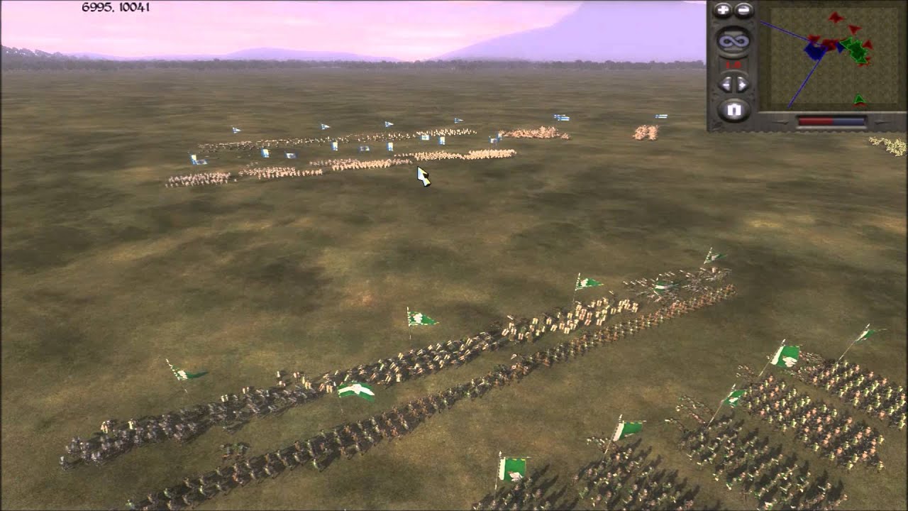Medieval 2 Total War тактика пикирования битва №3