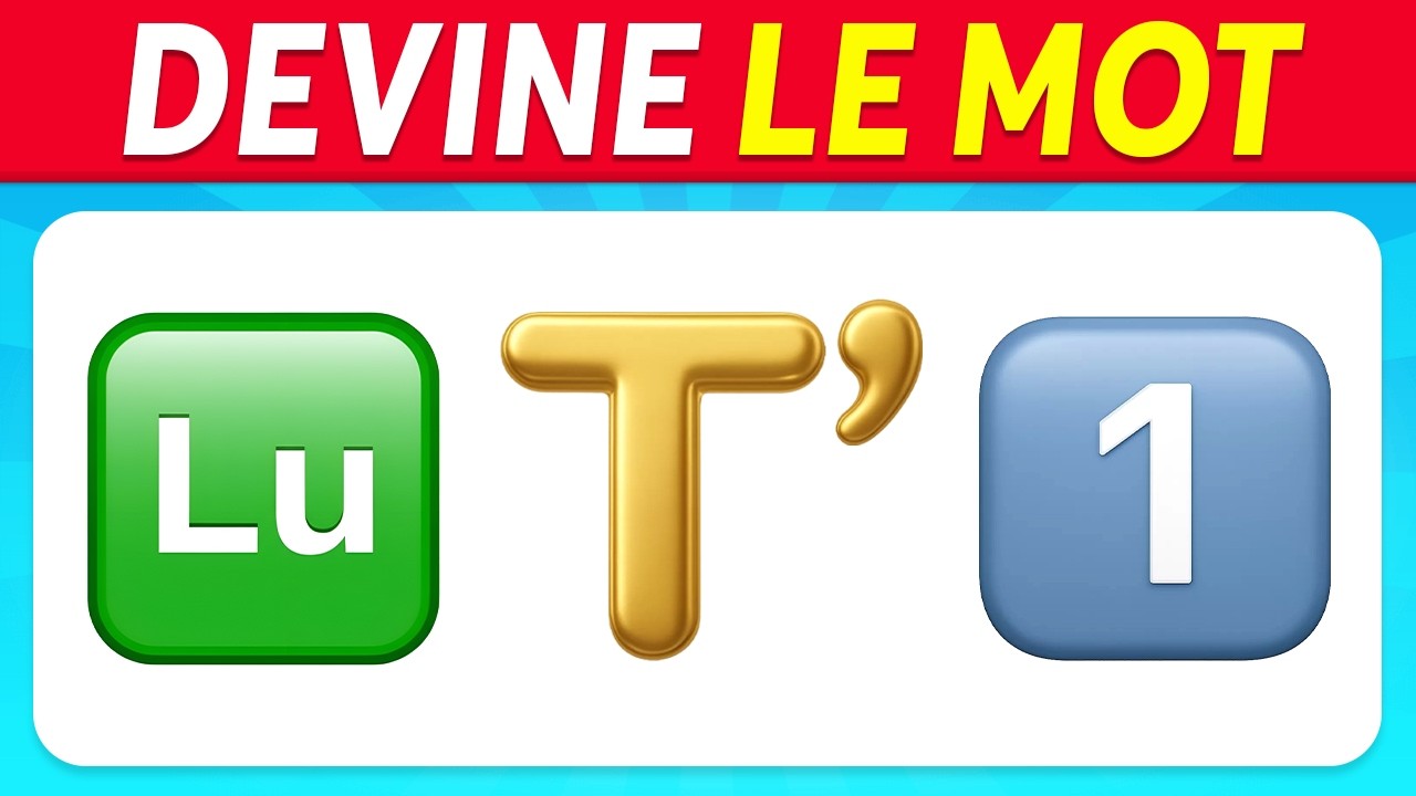 Devine le MOT en ÉMOJIS 🎅🎄 Spécial NOËL 🎁 Devinettes en Émojis