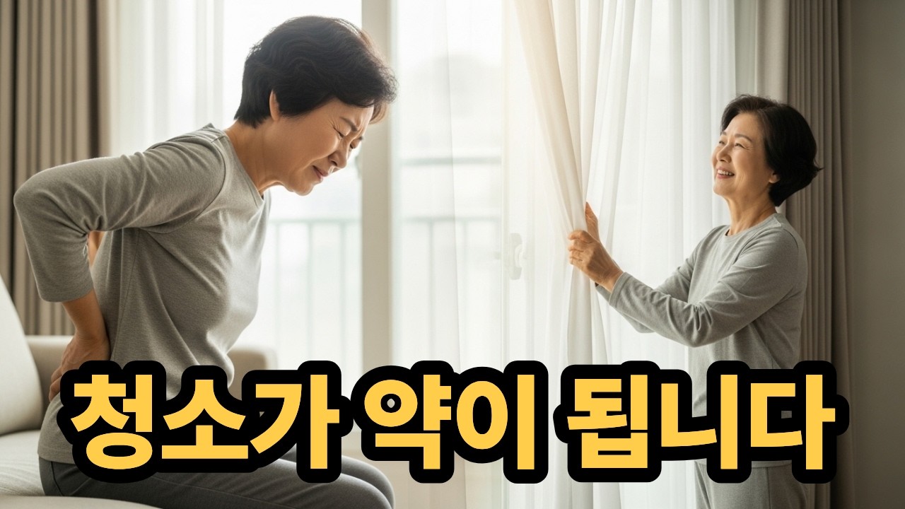 봄 대청소, 잘못하면 허리 나갑니다 (50대 필수 시청)