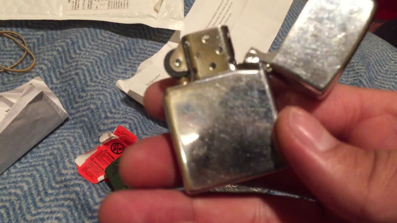 Zippo back from repairs !!