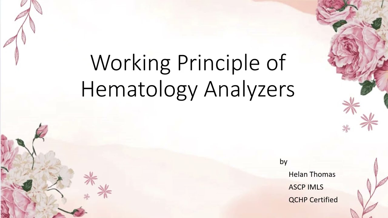 Working Principle of Hematology Analyzers