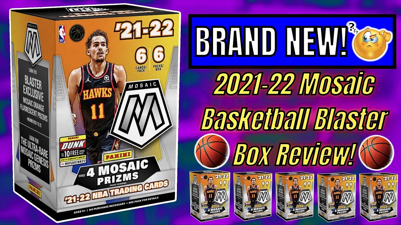 *2021-22 MOSAIC BASKETBALL BLASTER BOX REVIEW! 🏀 ARE THESE WORTH IT? 🤔