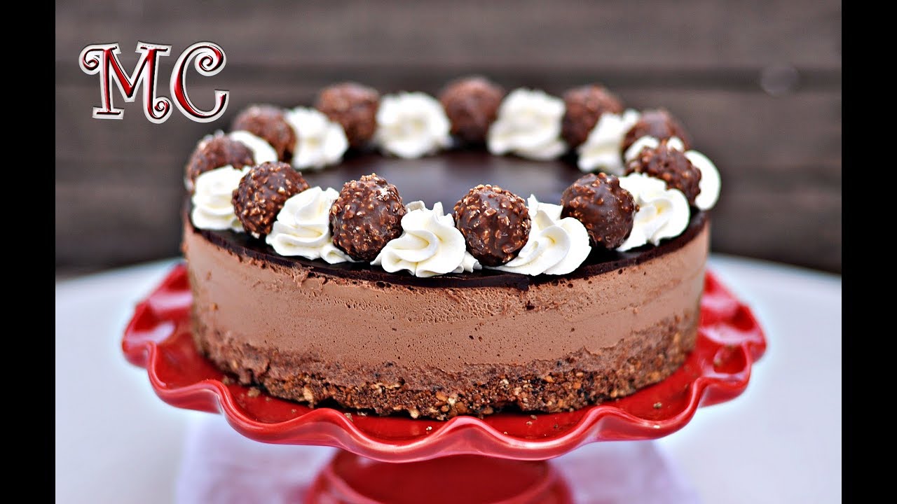 Tort Ferrero Rocher z Nutellą Bez Pieczenia &ndash; PRZEPIS &ndash; Mała Cukierenka