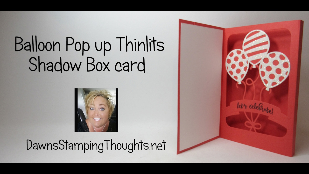 Shadow Box Card using the Balloon Adventure Bundle from Stampin'Up!