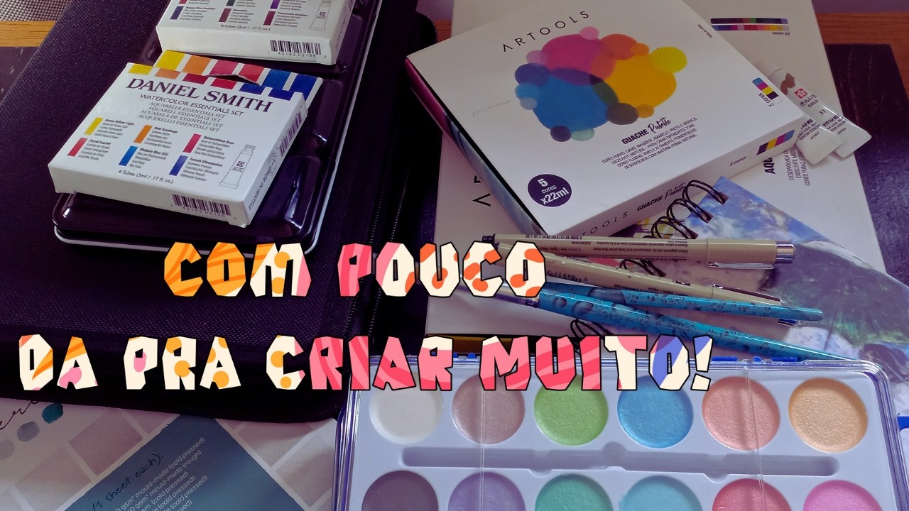 Meus Materiais de Aquarela