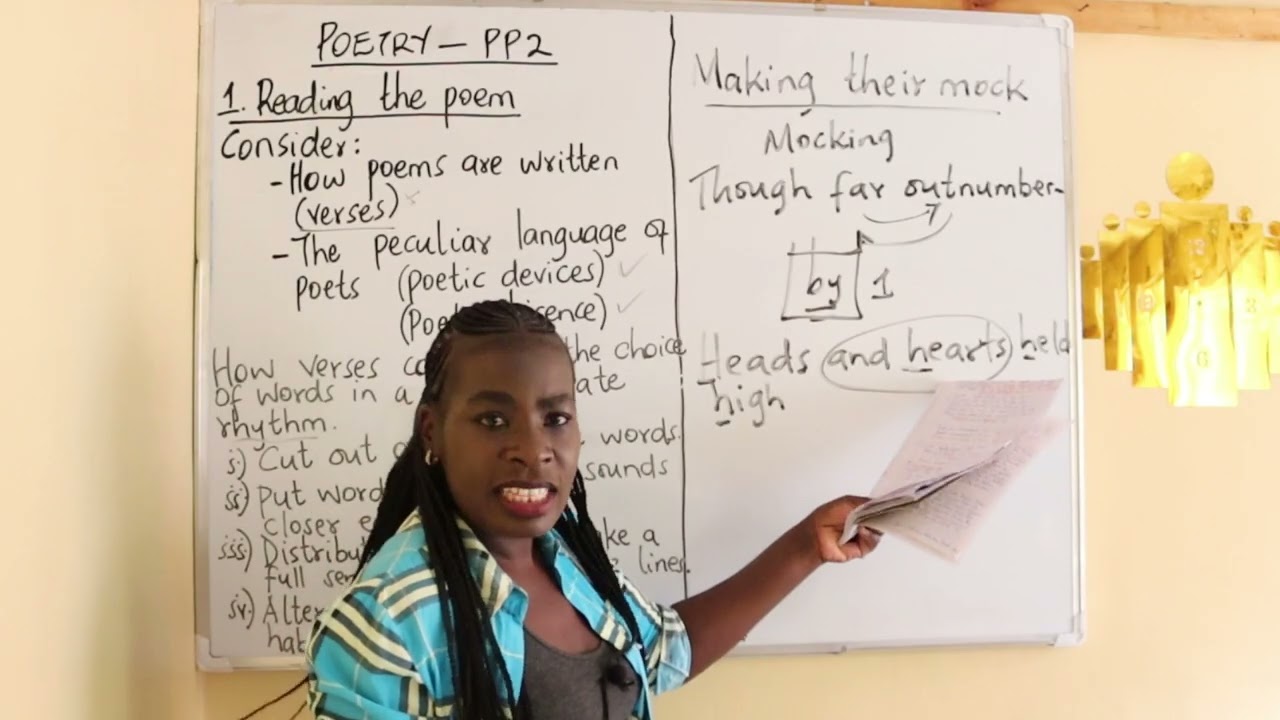 HOW TO READ A POEM BETTER- KCSE ENGLISH PP3 2026