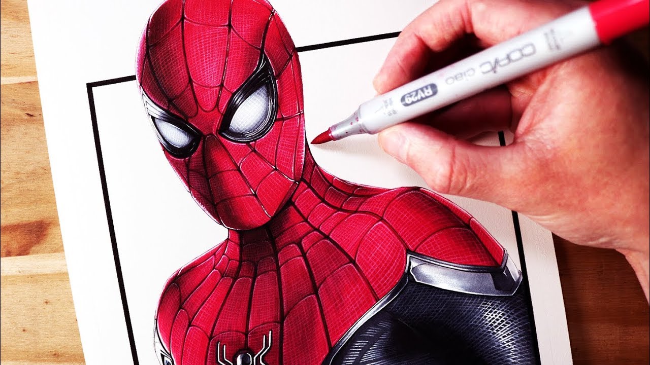Let's Draw SPIDER-MAN: FAR FROM HOME - FAN ART FRIDAY