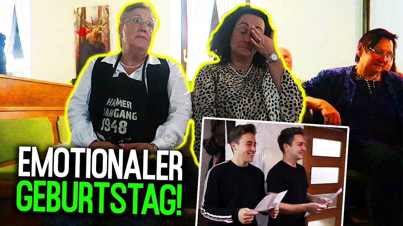 EMOTIONALE GEBURTSTAGSREDE für MAMA und OMA! | Max und Chris