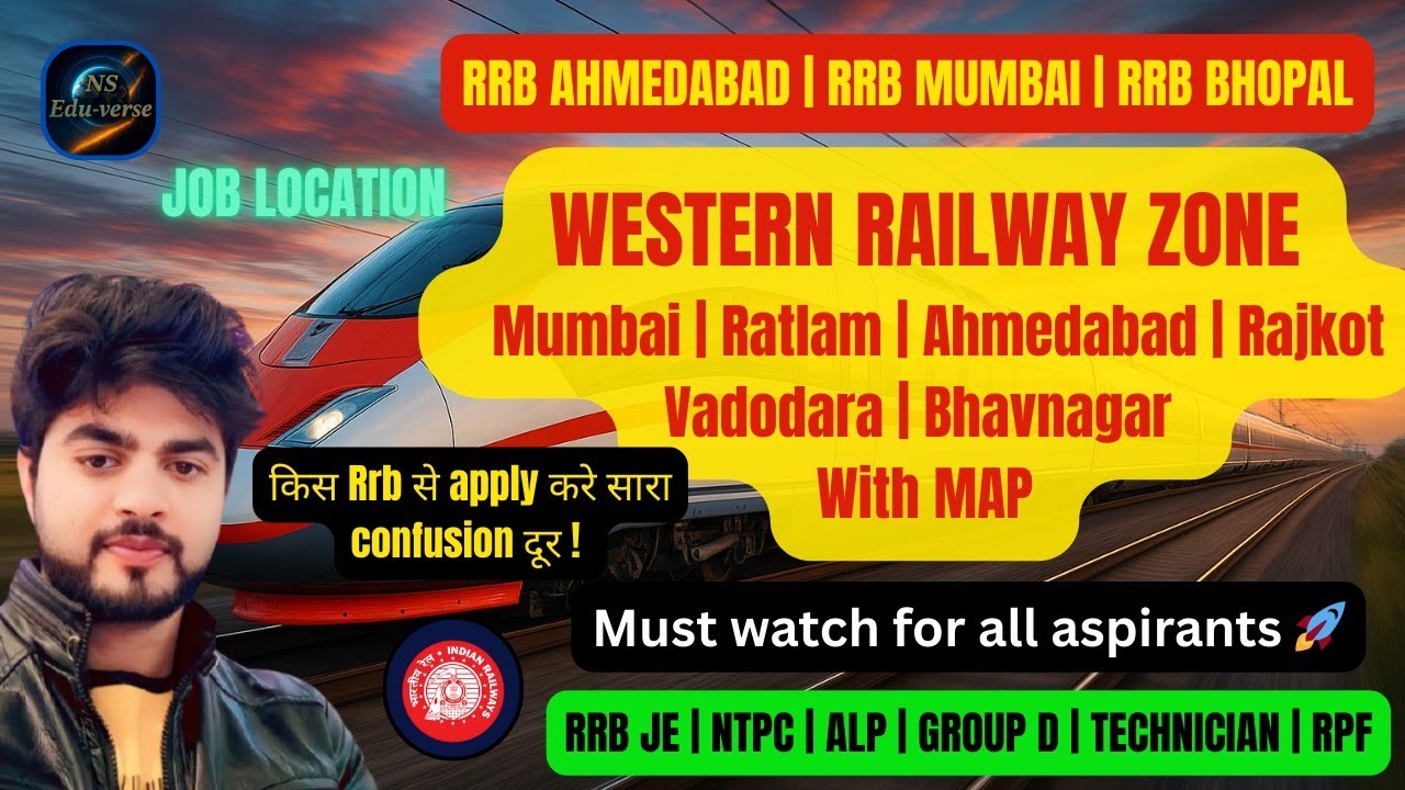 Western Railway Zone (WR) Explained | Divisions, Map & RRB Recruiter 