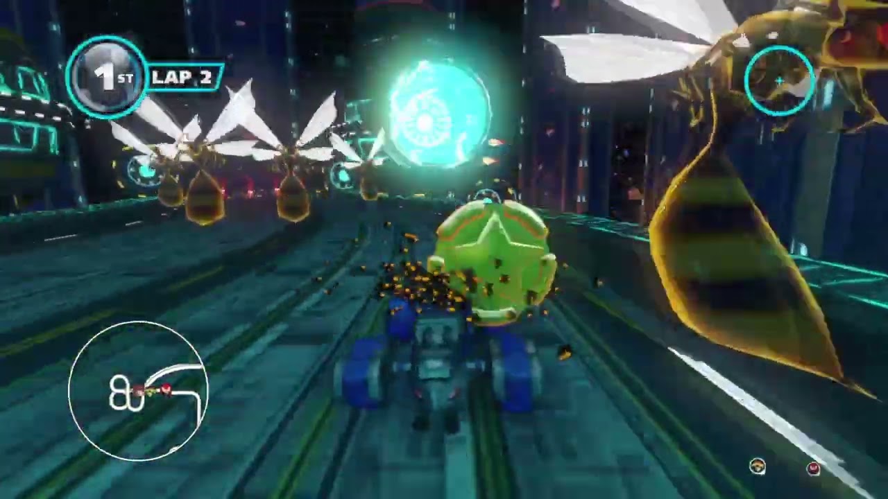 Sonic & All-Stars Racing Transformed - Egg Hangar [Run #1] (Xbox Series X gameplay)