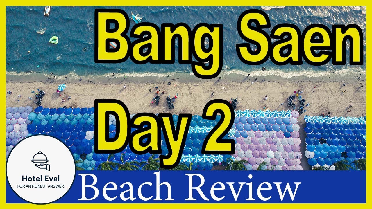 Bang Saen BEACH trip - Day 2 with drone footage