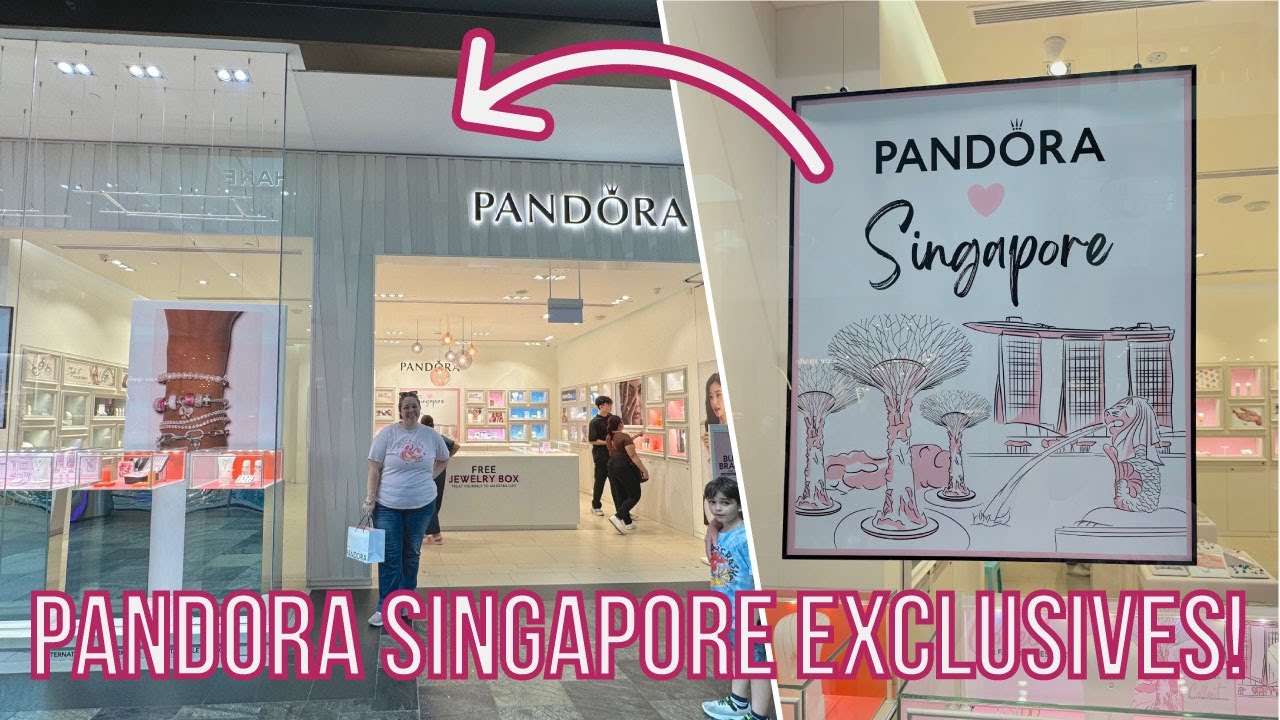 Visiting the Singapore Pandora Store for Singapore Exclusive Charms! Close up look at the MerLion!