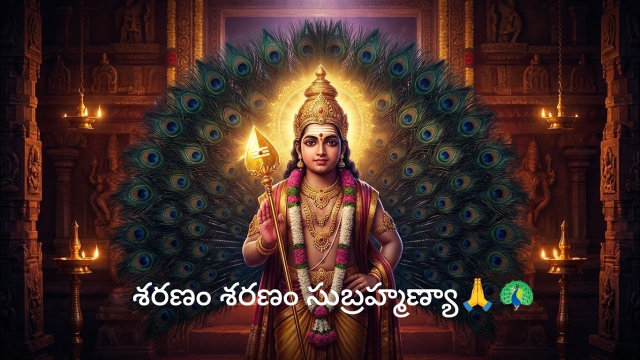 శరణం శరణం సుబ్రహ్మణ్యా 🦚 | New Telugu Carnatic Temple Song | #subramanyaswamy Song🙏😊
