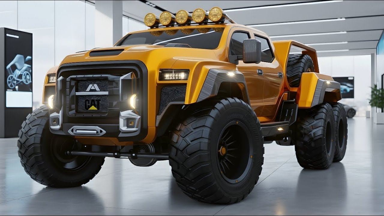 2027 CAT Nexus 6×6 Monster Pickup Truck Review | Extreme Power & Futuristic Design