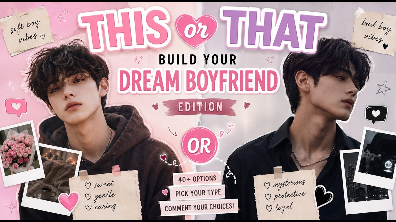 THIS or THAT?💕 Build your DREAM boyfriend edition ✨