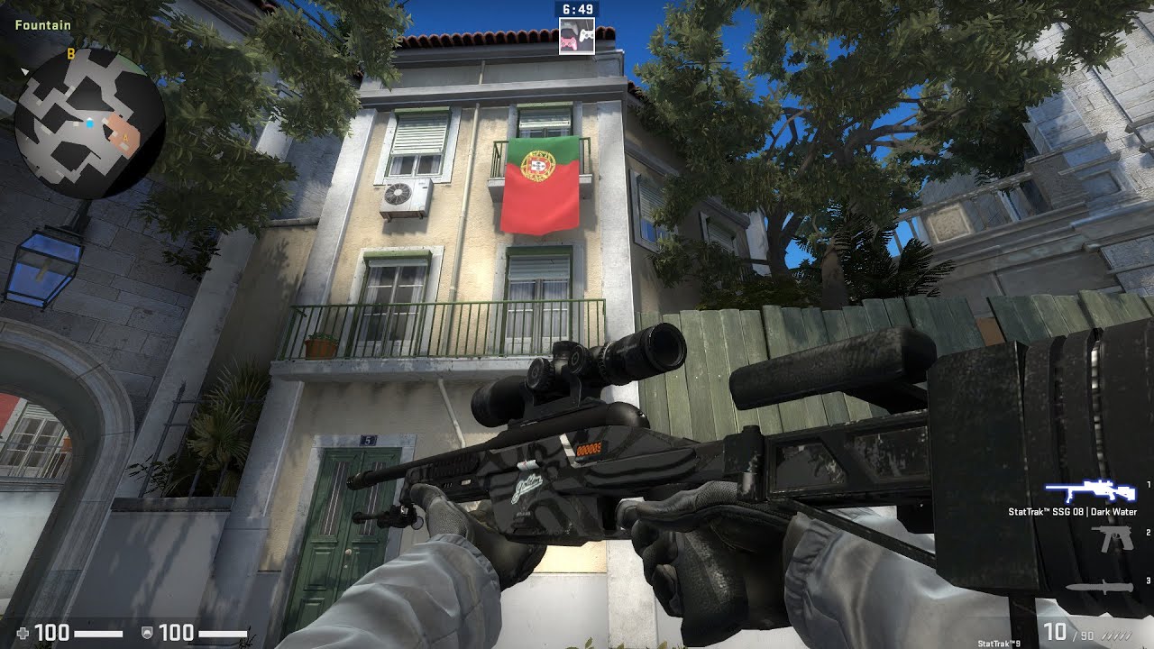 CSGO StatTrak™ SSG 08 Dark Water Field Tested