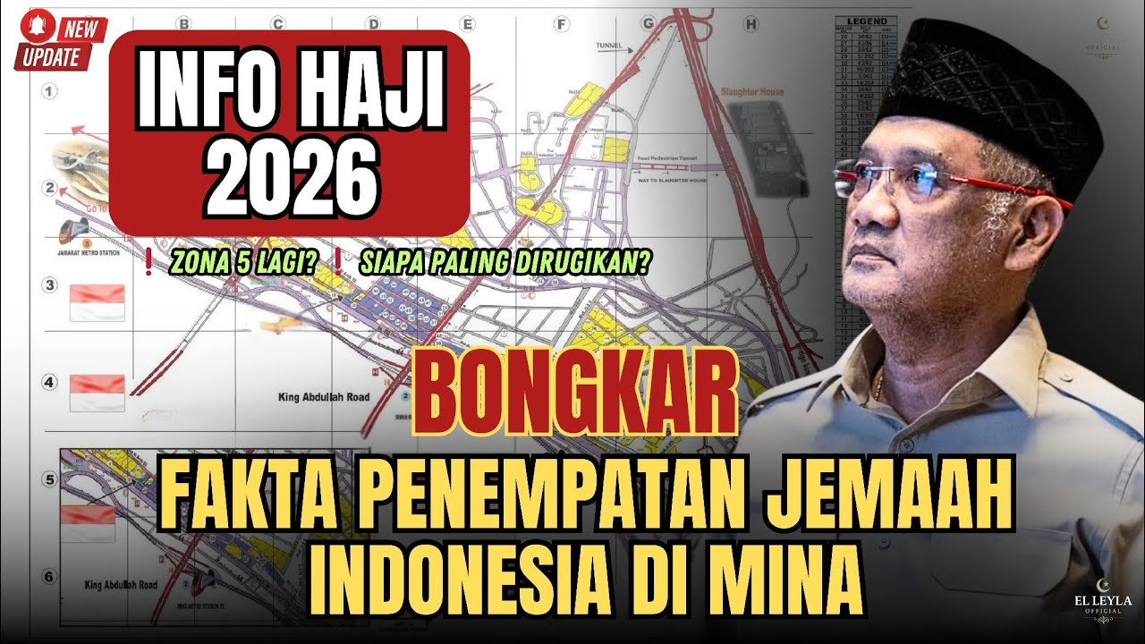 HAJI 2026: SIAPA SAJA YANG DI TARUH DI ZONA 5 — DAN MENGAPA INDONESIA PALING DIRUGIKAN DI MINA?