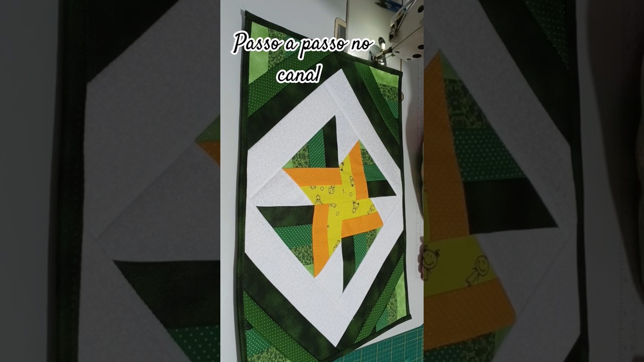 Tapete em Patchwork #diy #sewing #costuracriativa