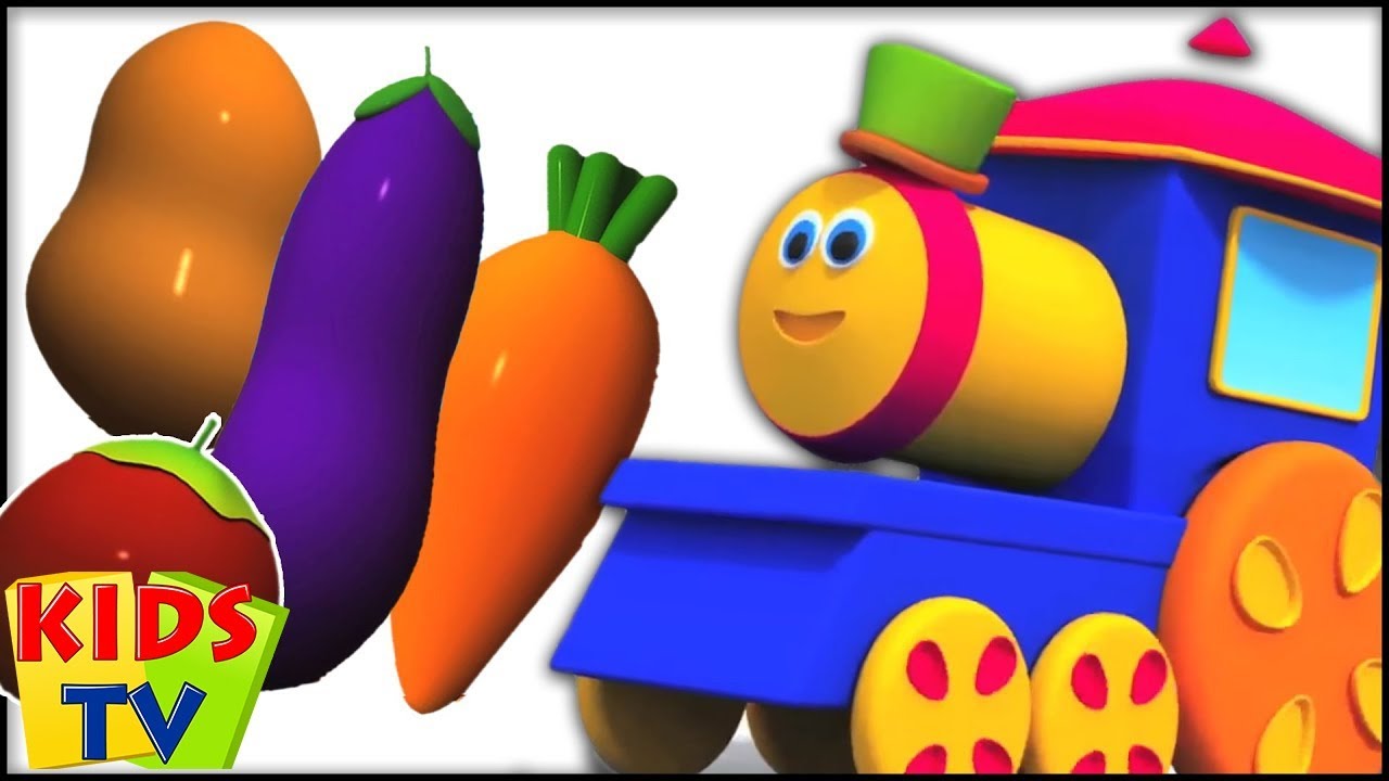 Bob, kereta api | kereta api sayur bob untuk anak-anak | Bob Fruits Train
