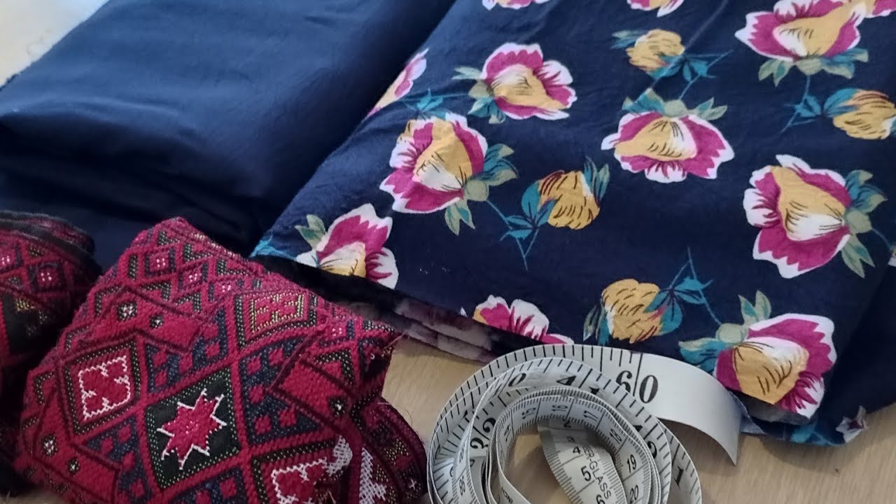 Making a traditional Afghan dress for Eid 🇦🇫