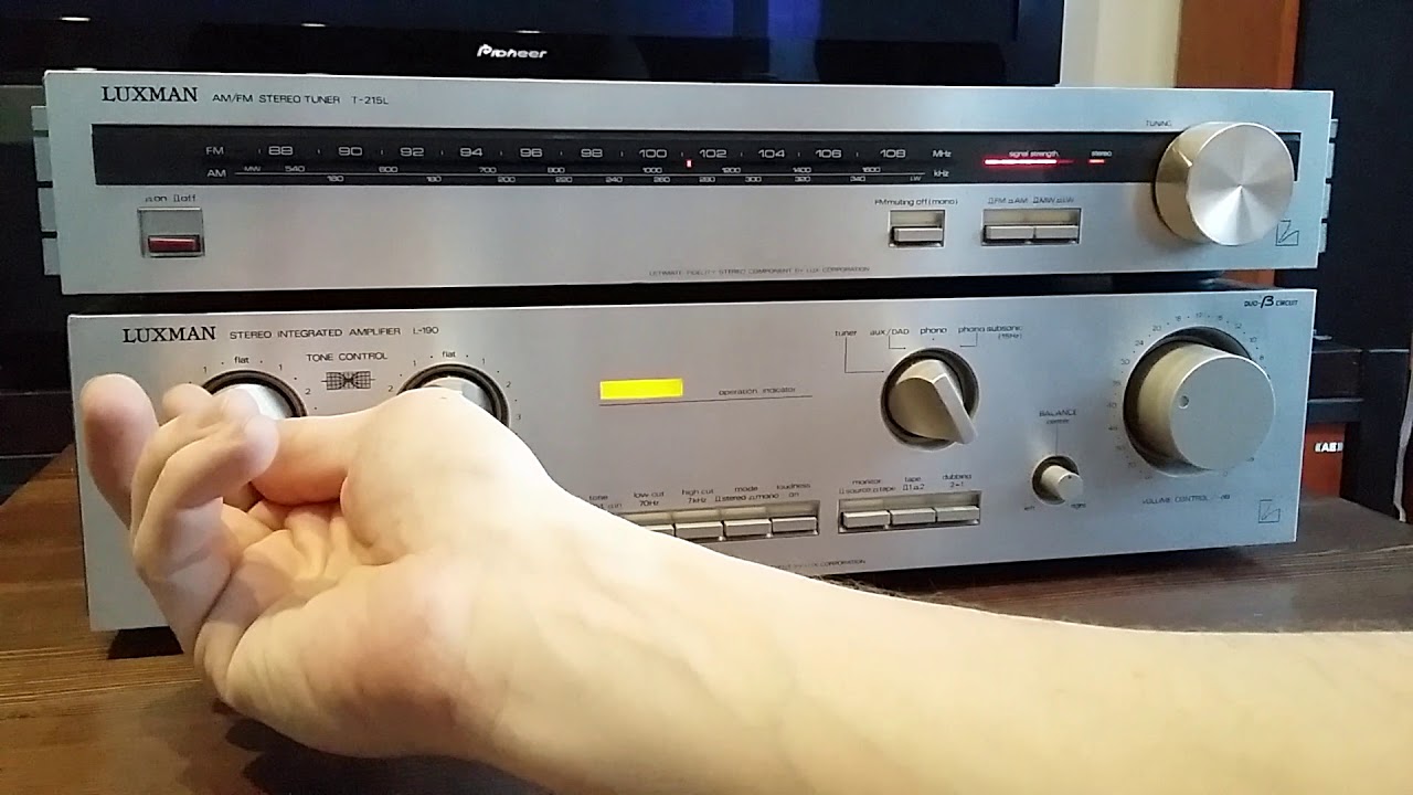 Усилитель Luxman L-190 и Тюнер Luxman T-215L