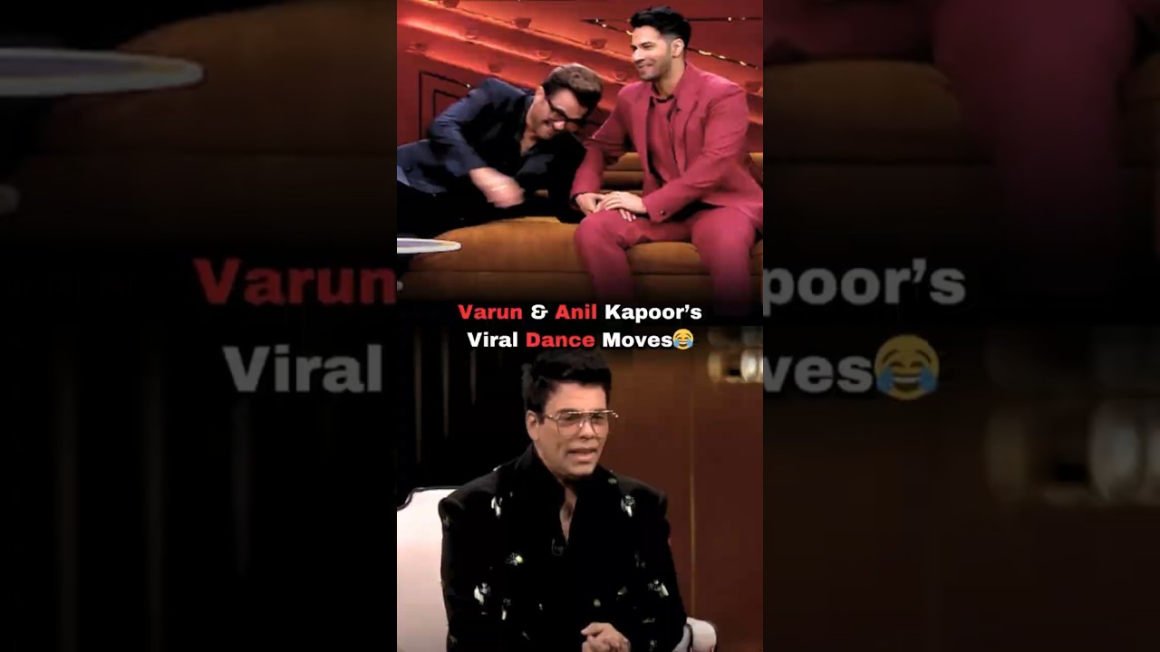 Varun Surprised By Anil Kapoor's Wild Dance Moves😂Karan Johar #varundhawan #karanjohar #bollywood