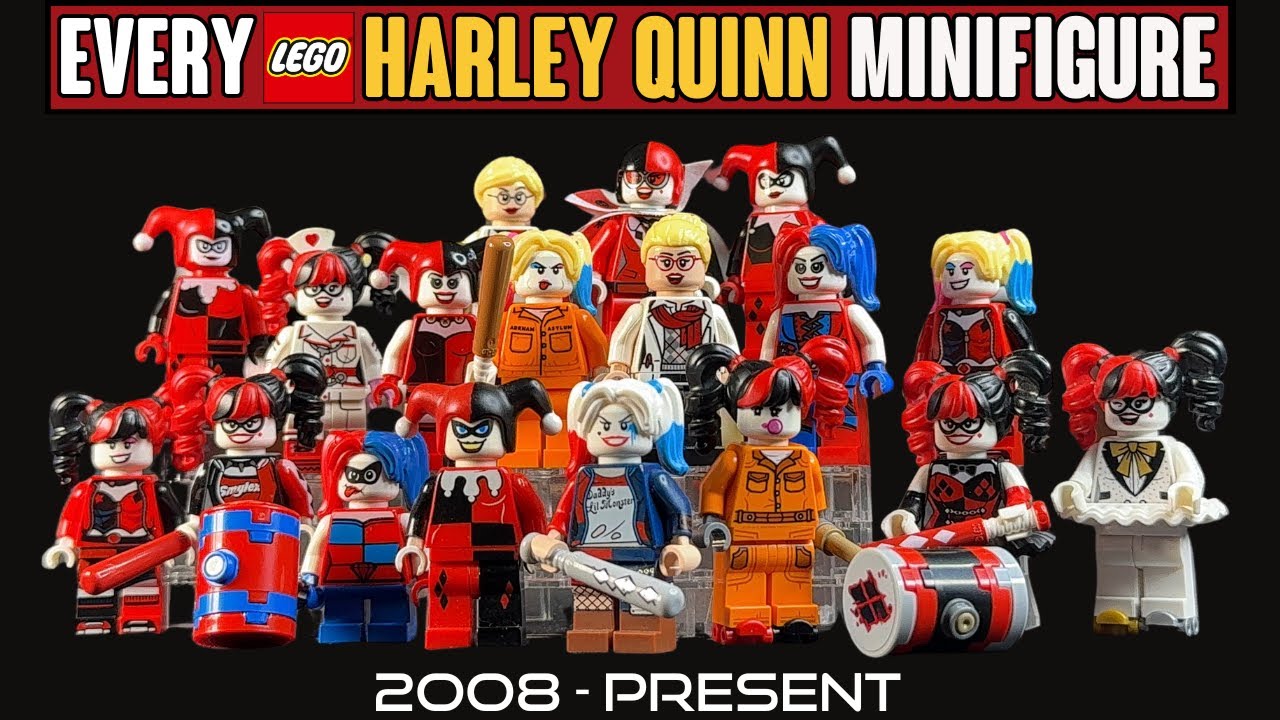 Every LEGO HARLEY QUINN Minifig Ever Made (2008 - Present)