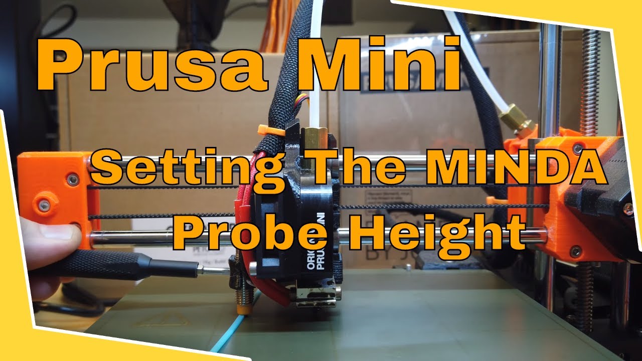 Prusa Mini: настройка высоты зонда Minda