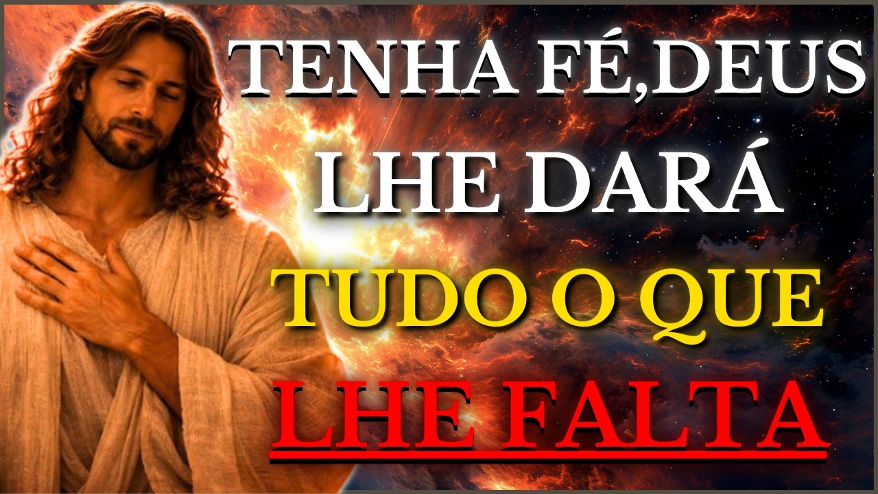 DEUS TE DIZ HOJE: DEPOSITE SUA CONFIANÇA COMPLETA EM DEUS E ELE LHE DARÁ O QUE VOCÊ PRECISA