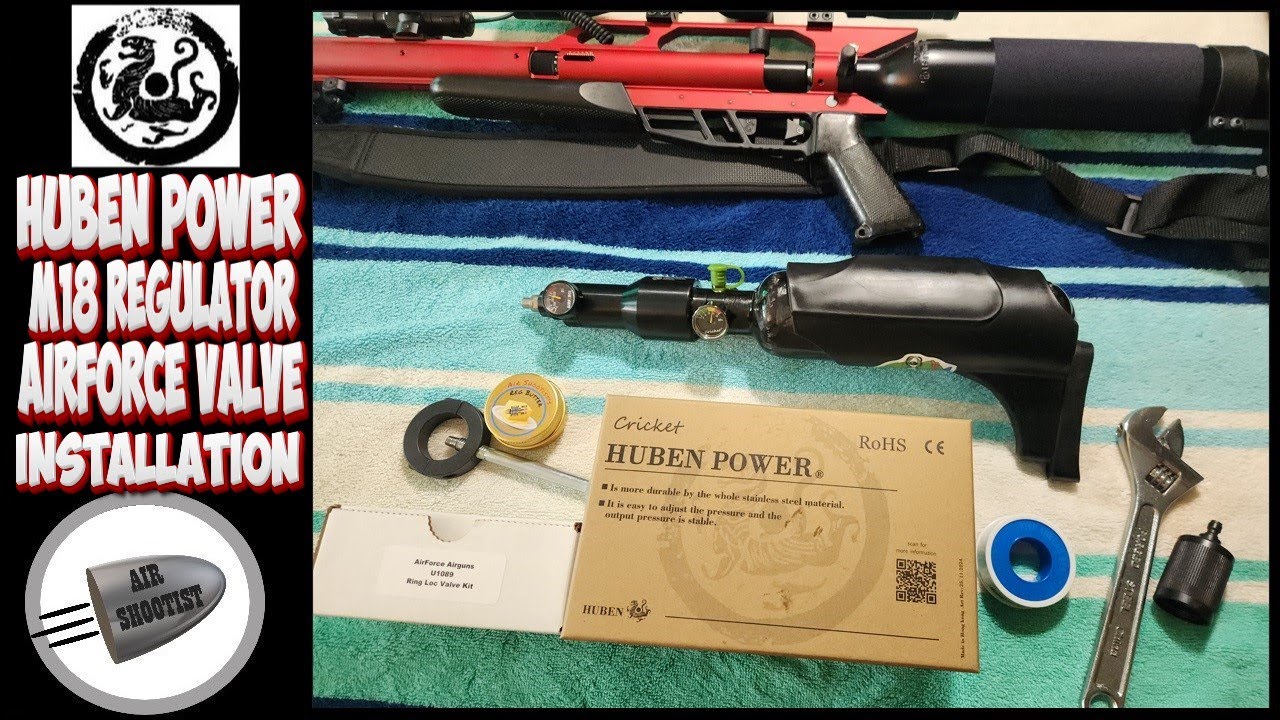 Airforce Airguns Condor / Talon Valve Removal & Installation On Huben Power M18 Regulator