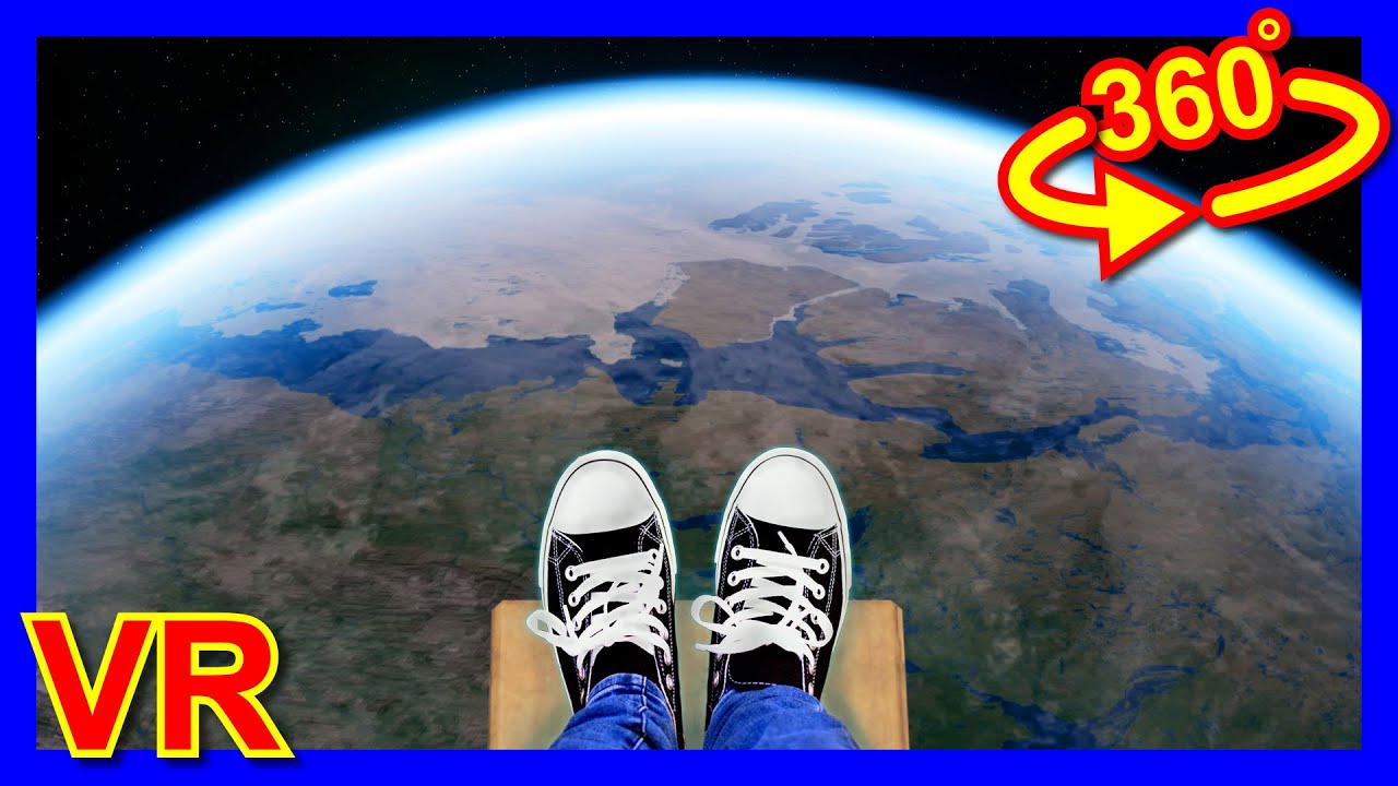 VR 360&deg;  - Fear of Heights in  Space_01 - 4K　高所恐怖症？